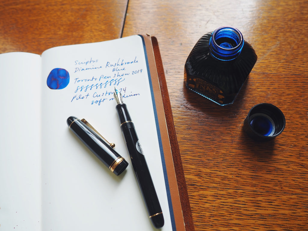 Scriptus, Postscript: the Pen Show Ink, Diamine Rushbrooke Blue