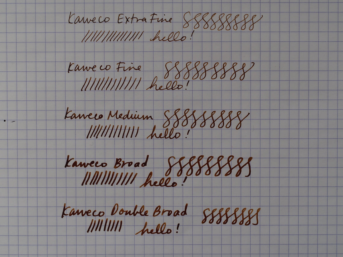 Kaweco Fountain Pen Nib Sizes Wonder Pens