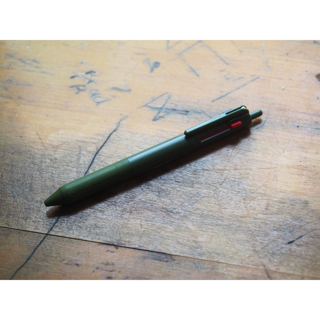 Jetstream 3-Color Ballpoint Pen (0.7mm) - Dark Olive
