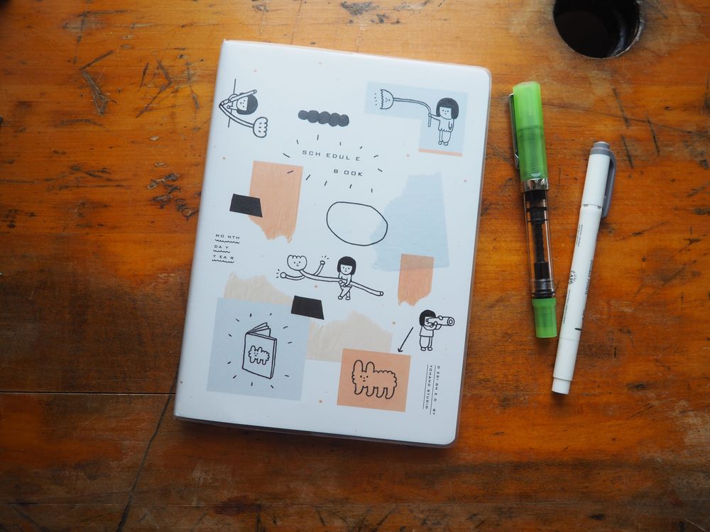 Yohand Studio Grid Notebook - Collage - A5