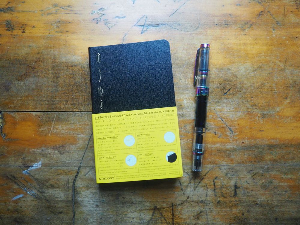 365 Days Notebook A6 Yellow main image 1
