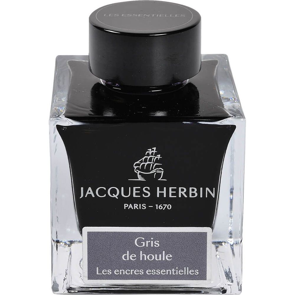Jacques Herbin Fountain Pen Ink (50mL) - Gris de Houle