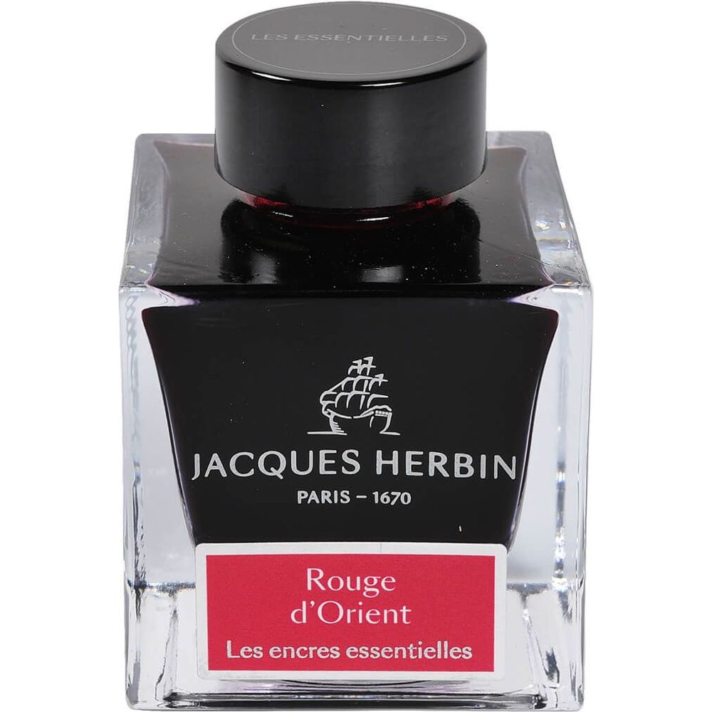 Jacques Herbin Fountain Pen Ink (50mL) - Rouge d'Orient