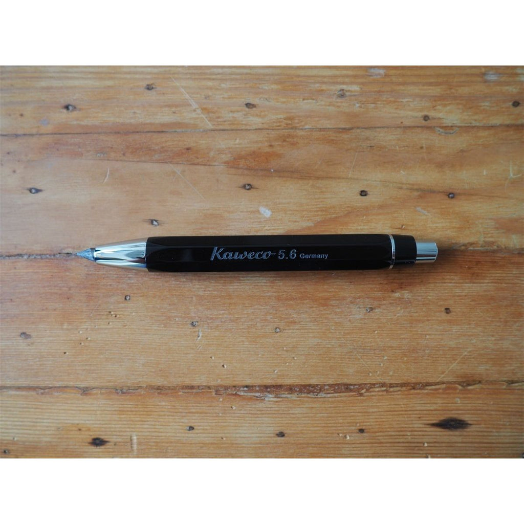 Kaweco Sketch Up Classic 5.6mm Clutch Pencil - Black with Chrome Trim