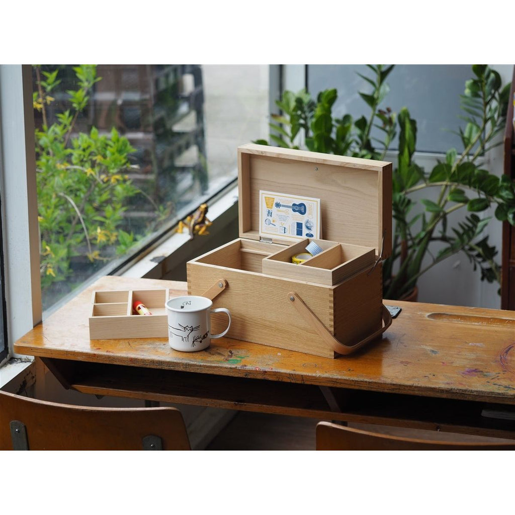 Classiky Chestnut Sewing Box