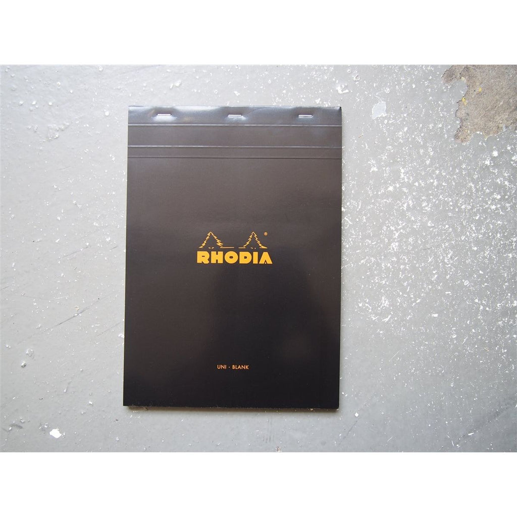 Rhodia Pad No. 18 - Blank - Black (A4)