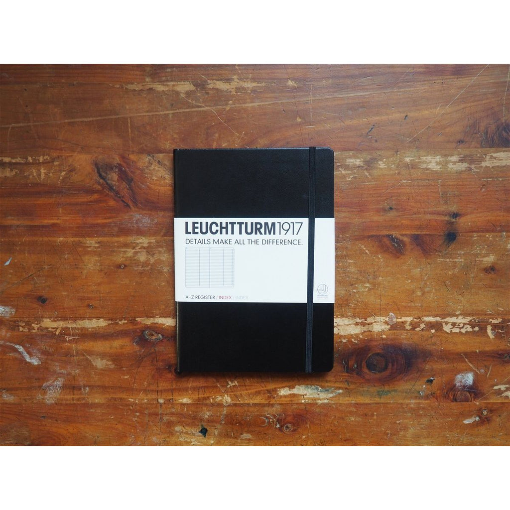 Leuchtturm Address Book with Index (A5) - Black