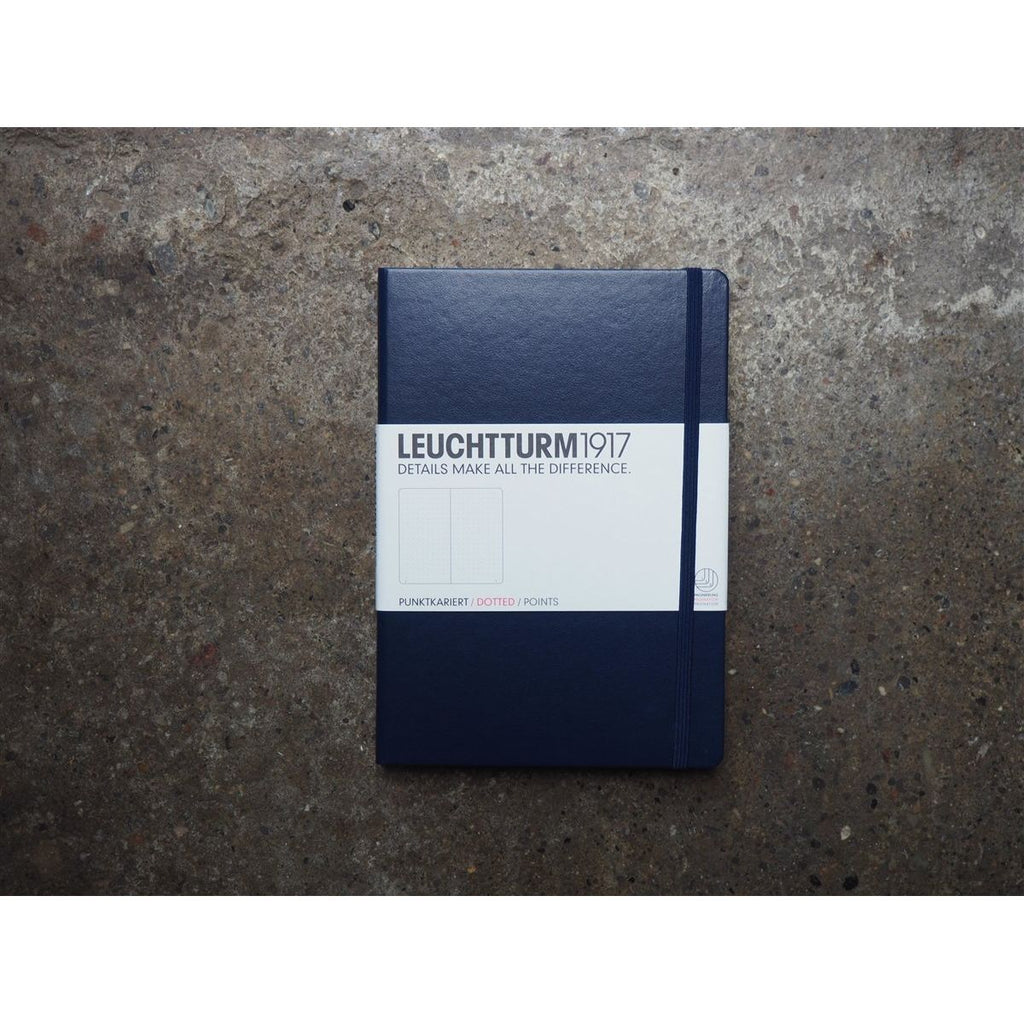Leuchtturm Hardcover A5 Notebook - Navy Blue (Dot)
