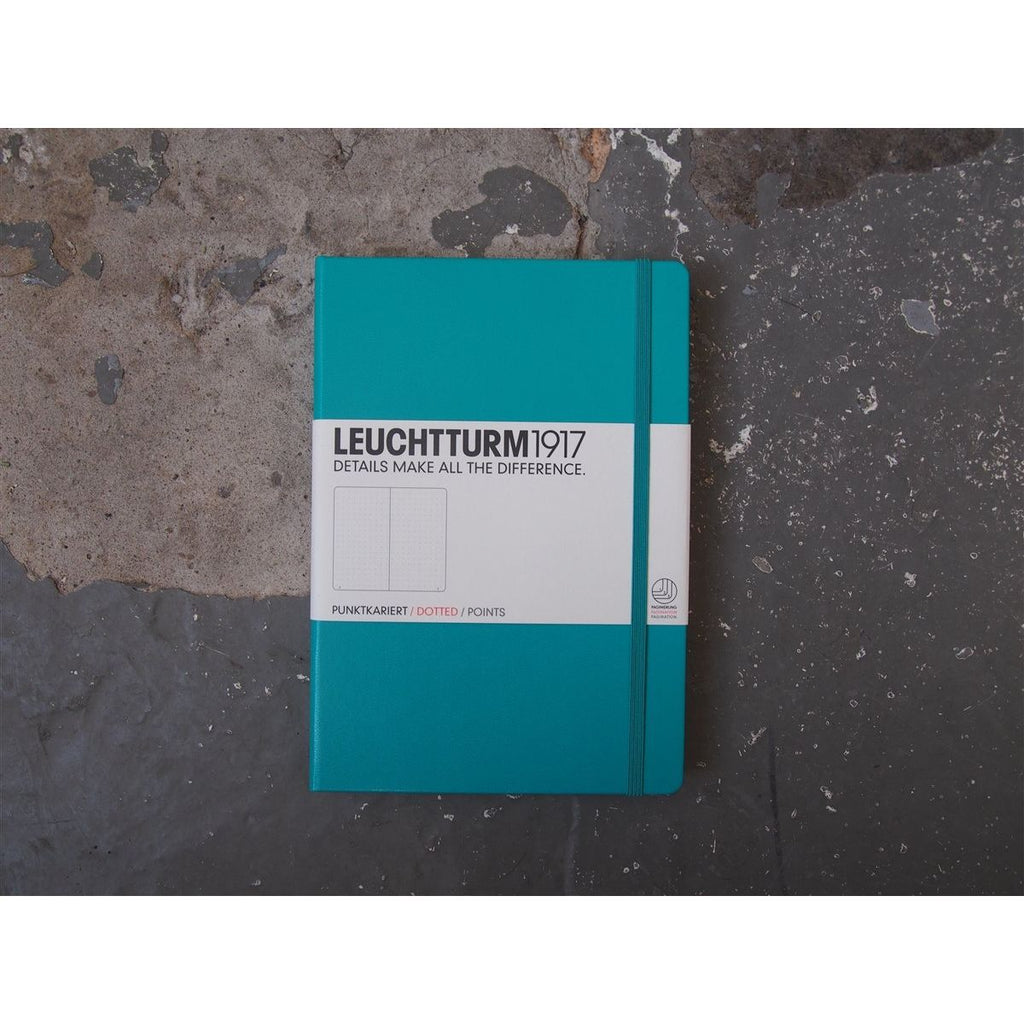 Leuchtturm Hardcover A5 Notebook - Emerald (Dot)