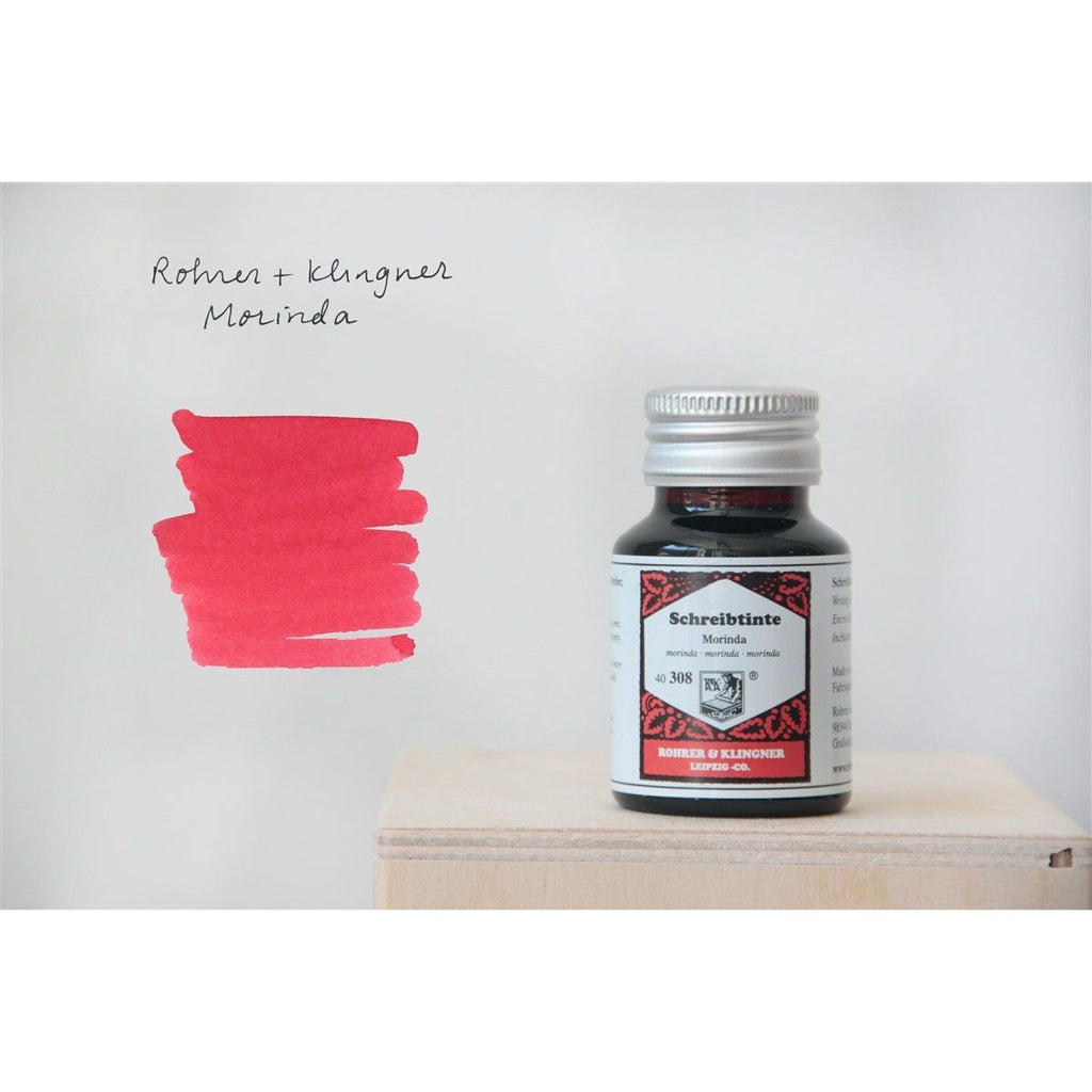 <center>Rohrer & Klingner Fountain Pen Ink (50mL) - Morinda (Red)</center>
