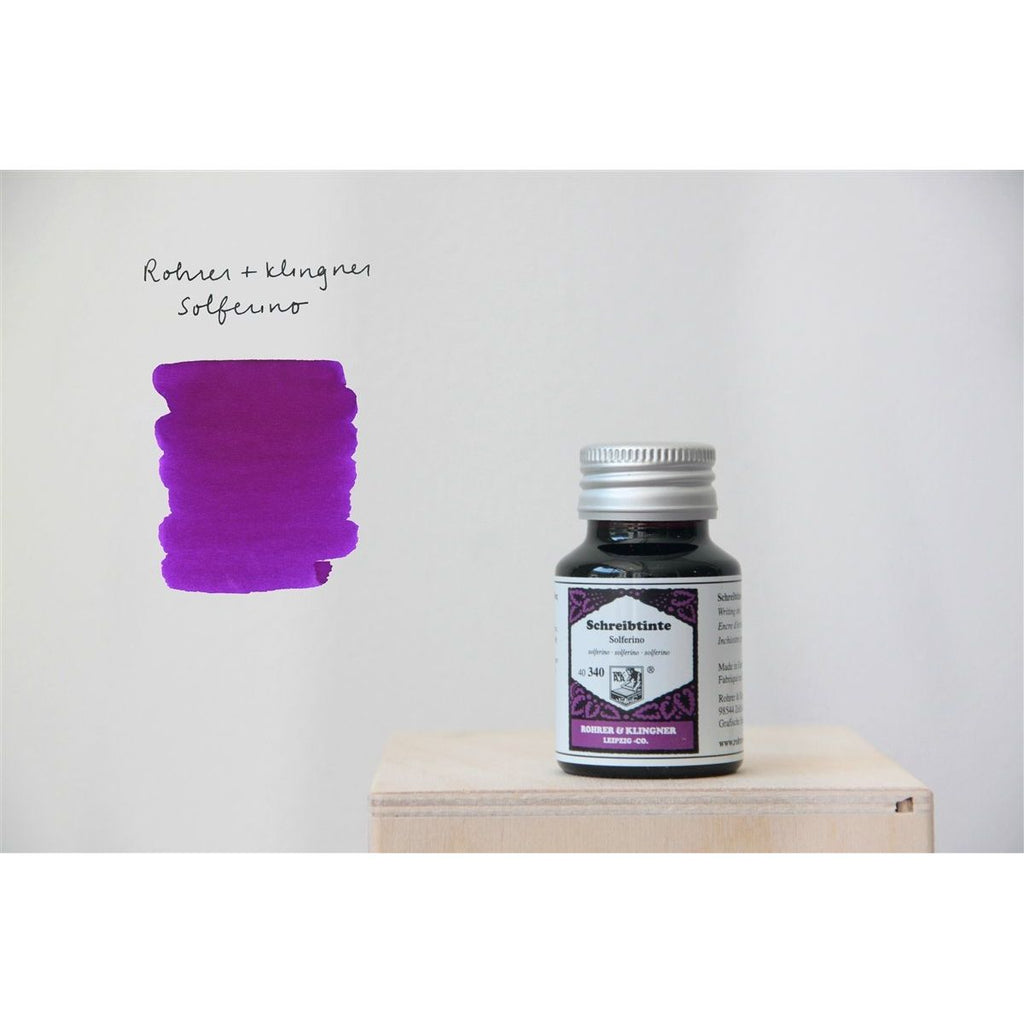 Rohrer & Klingner Fountain Pen Ink (50mL) - Solferino (Violet)