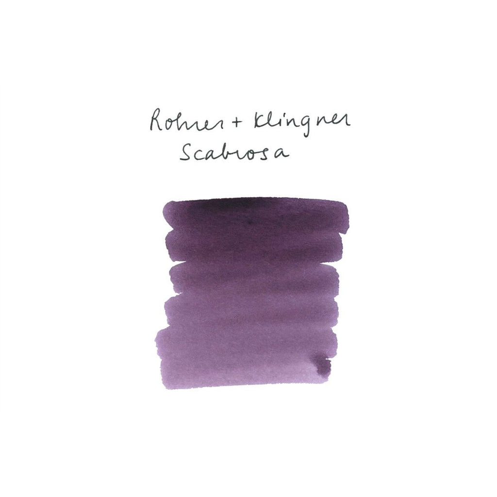 Rohrer & Klingner Fountain Pen Ink (50mL) - Eisen-Gallus-Tinte Scabiosa (Iron Gall Purple)