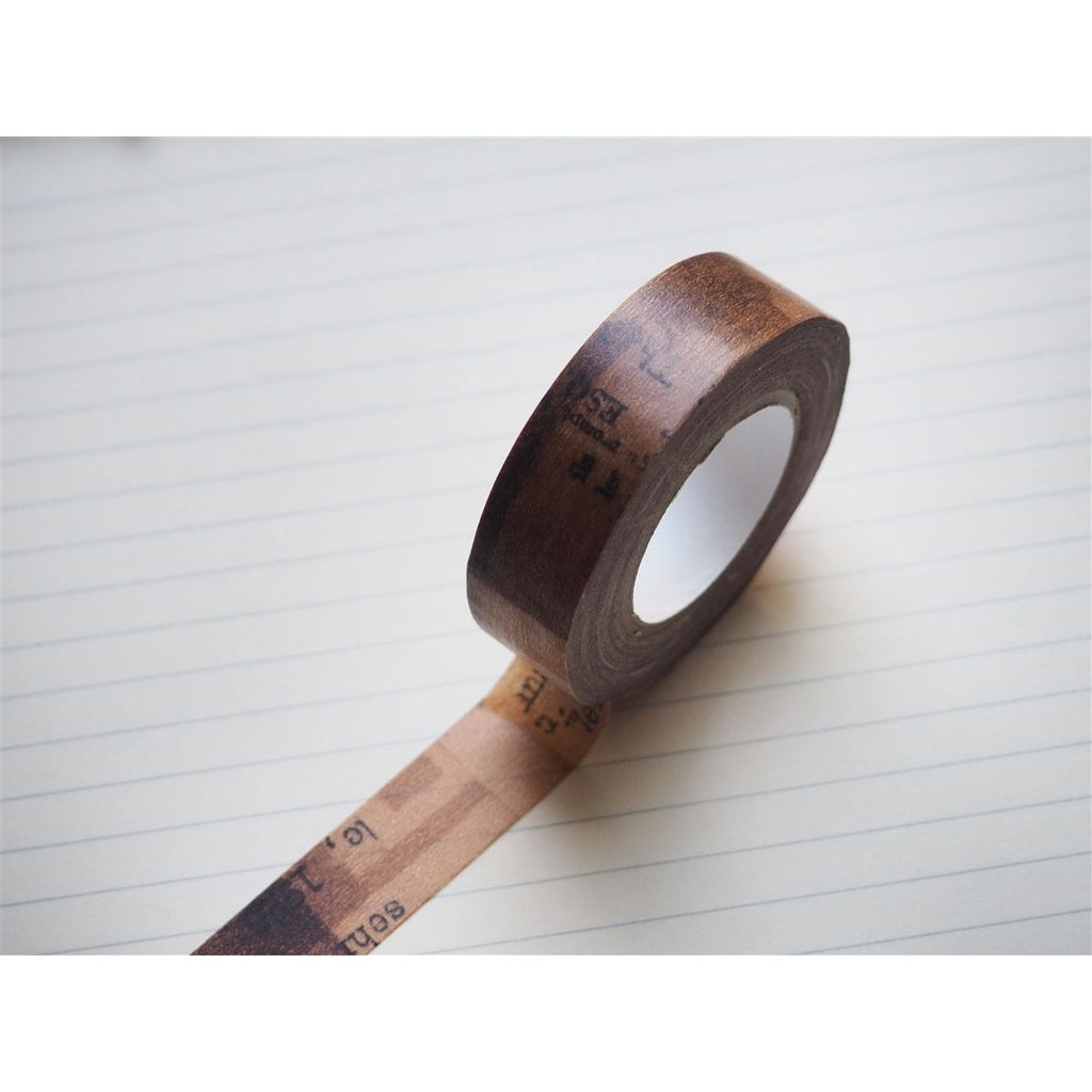 Classiky Washi Tape - Collage Brown