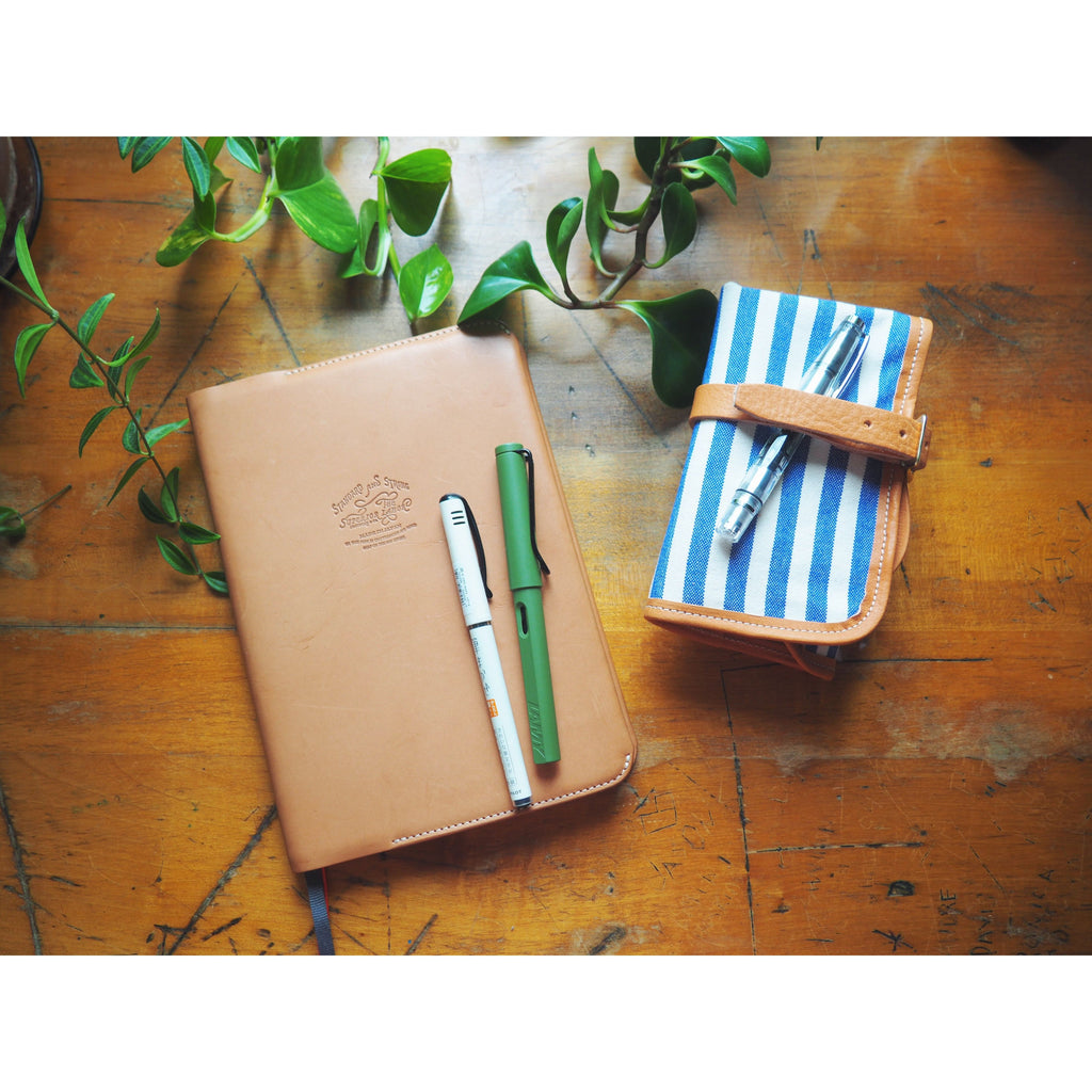 The Superior Labor A5 Notebook Leather Cover - Natural