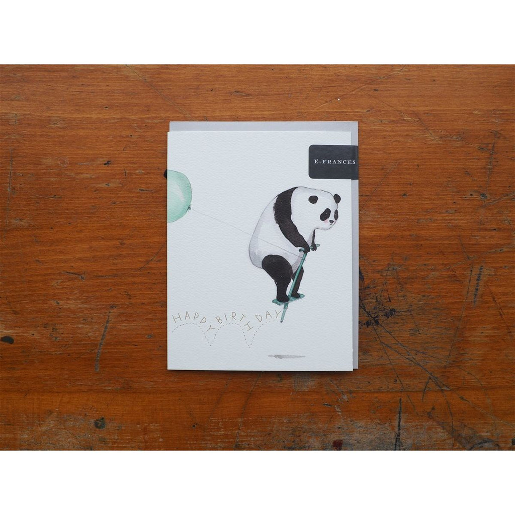 E. Frances Paper - Birthday Card - Pogo Panda