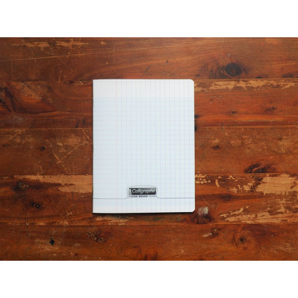 Clairefontaine Staplebound Notebook (17 x 22cm) - Seyes French Ruled - Transparent - A5