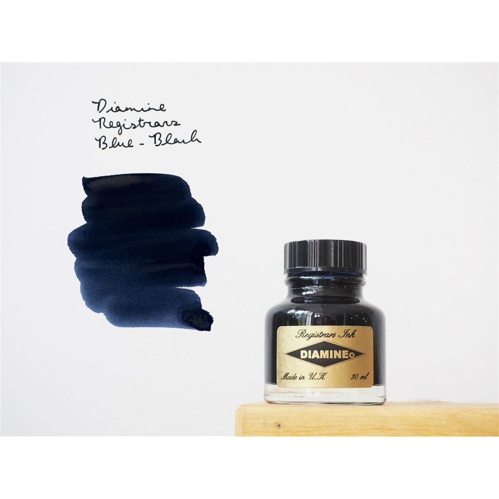 Diamine Registrars Archival Fountain Pen Ink (30mL) - Blue-Black