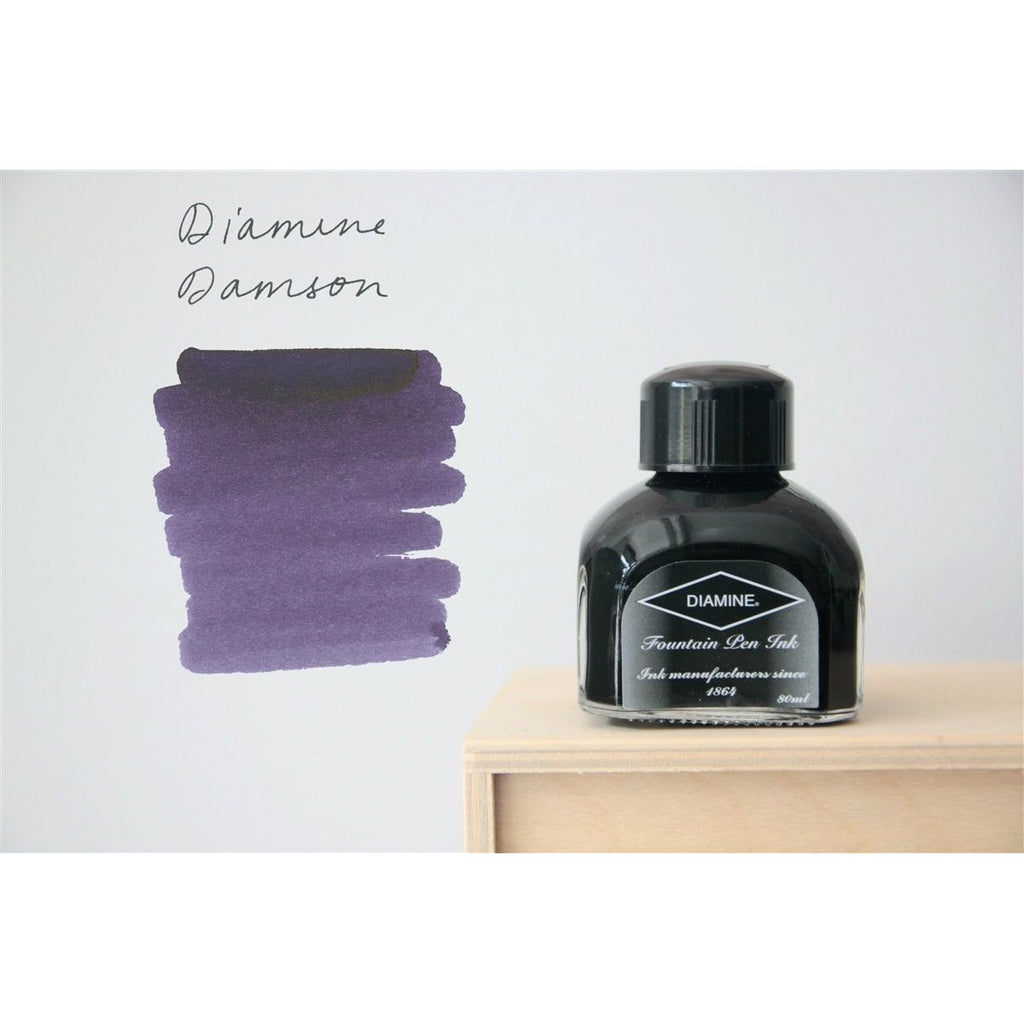 Diamine Fountain Pen Ink (80mL) - Damson