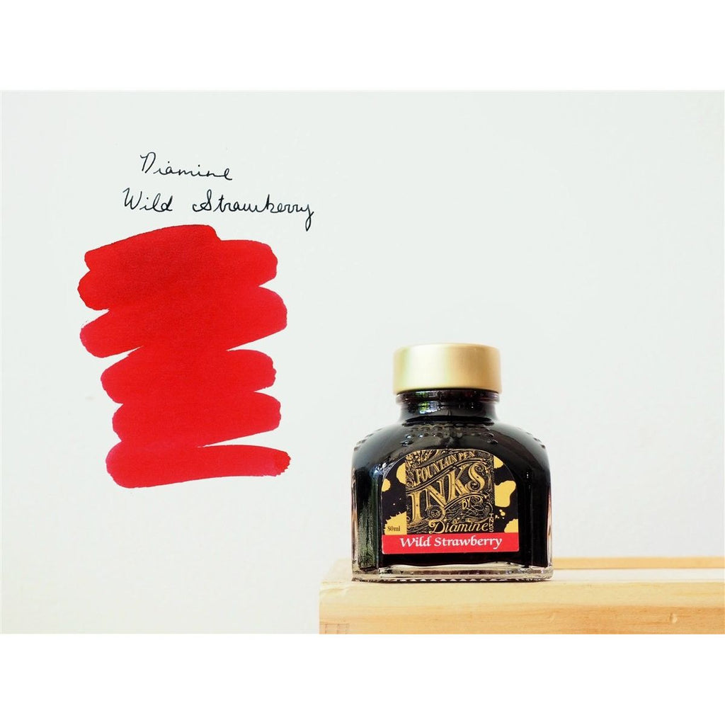 Diamine Fountain Pen Ink (80mL) - Wild Strawberry