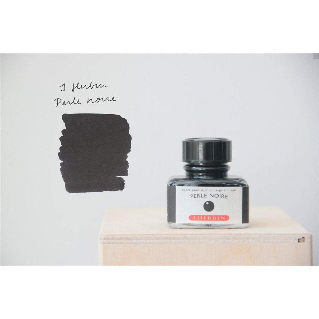 J. Herbin Fountain Pen Ink (30mL) - Perle Noire