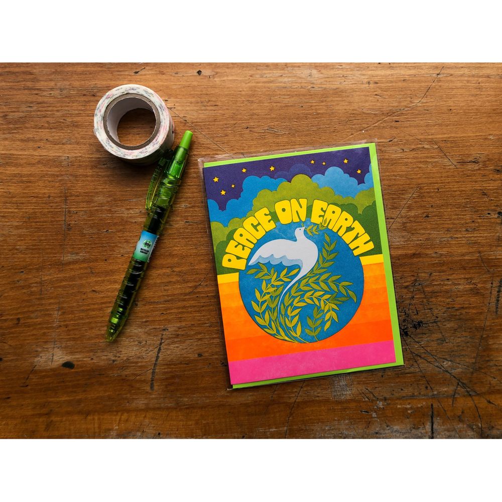 Lucky Horse Press - Card - Peace On Earth Dove