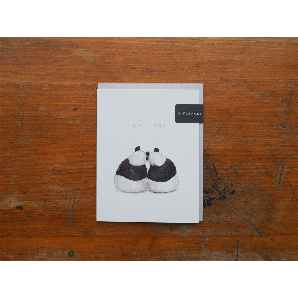E. Frances Paper - Card - Panda Pair