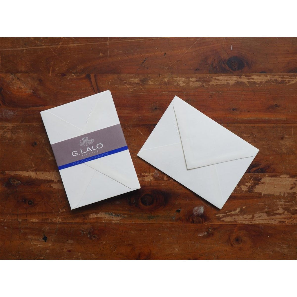 G. Lalo Verge de France - White Envelopes (for A5)