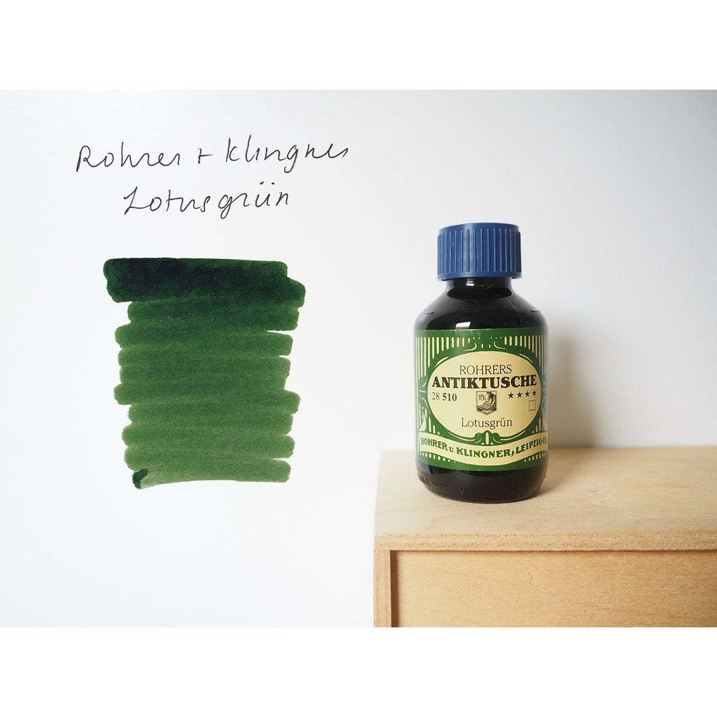 Rohrer & Klingner Traditional Ink (100mL) - Lotusgrun