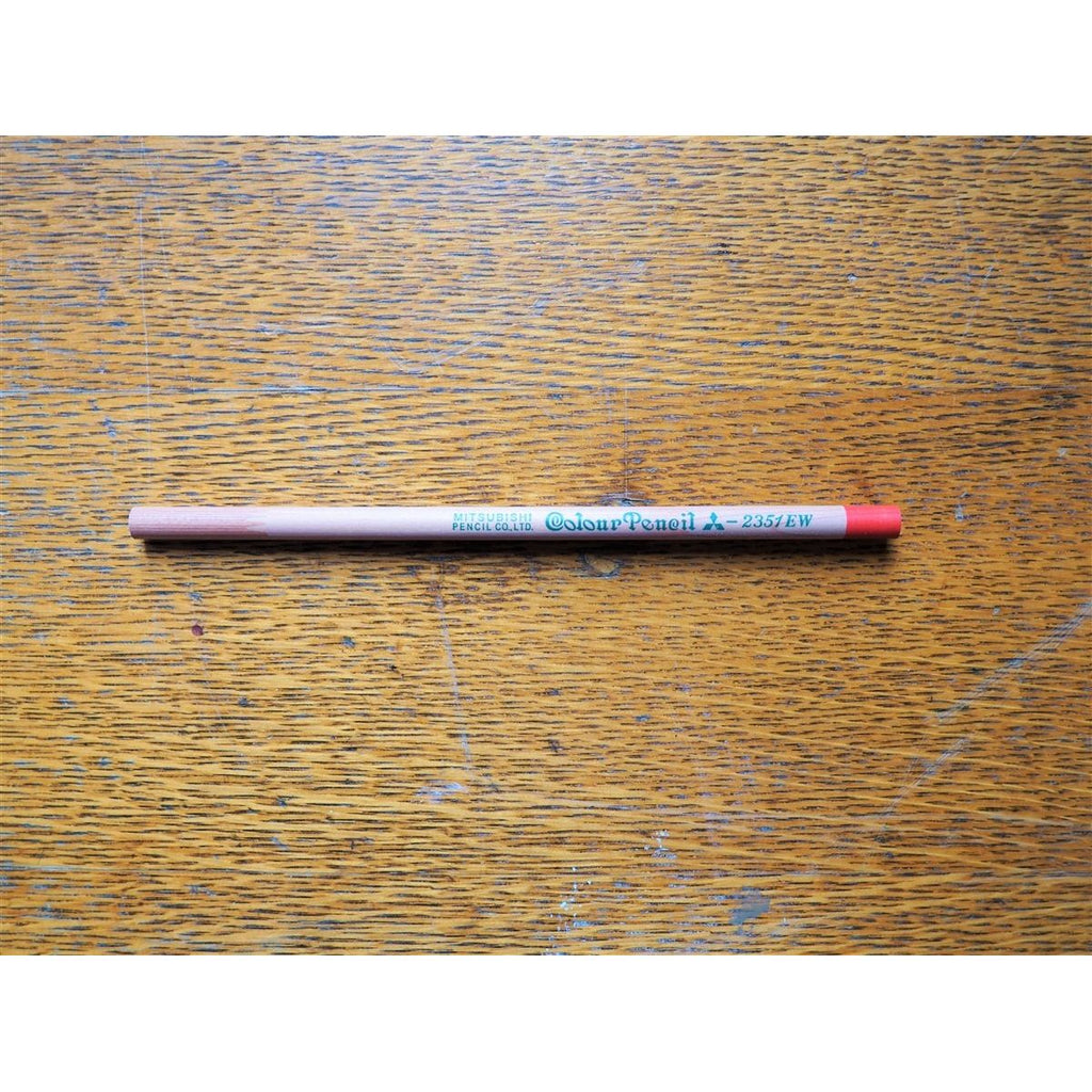 <center>Mitsubishi Recycled Coloured Pencil - Vermillion</center>