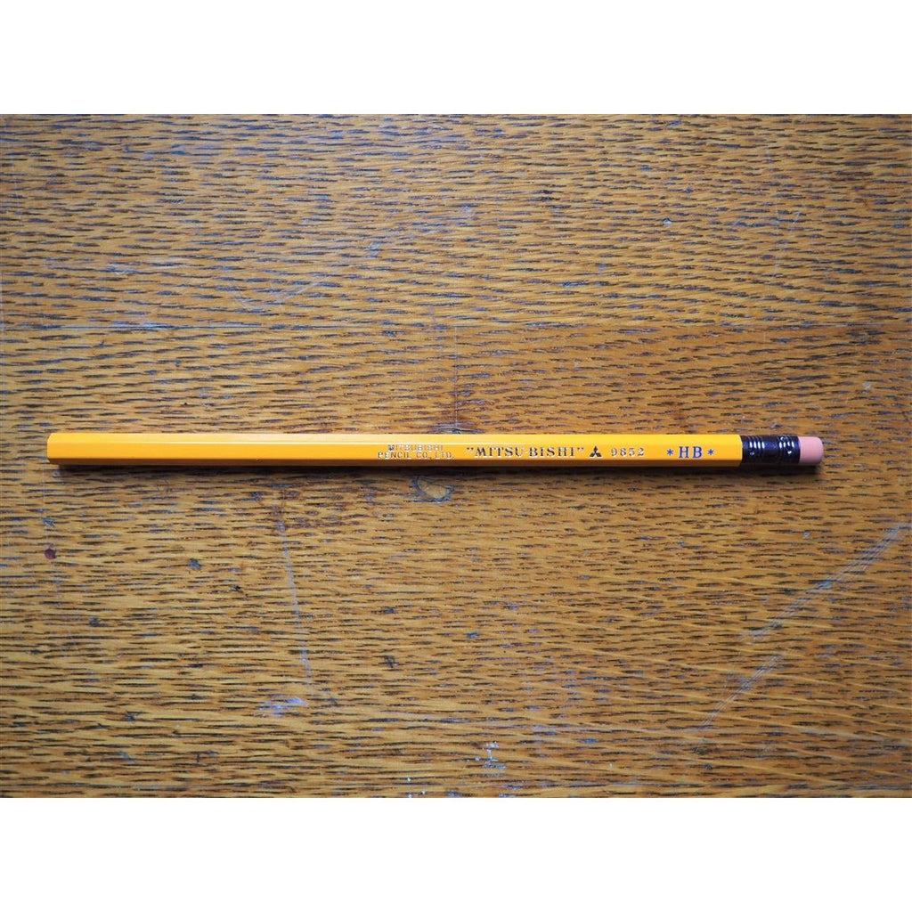 Mitsubishi Pencil with Eraser 9852 - HB