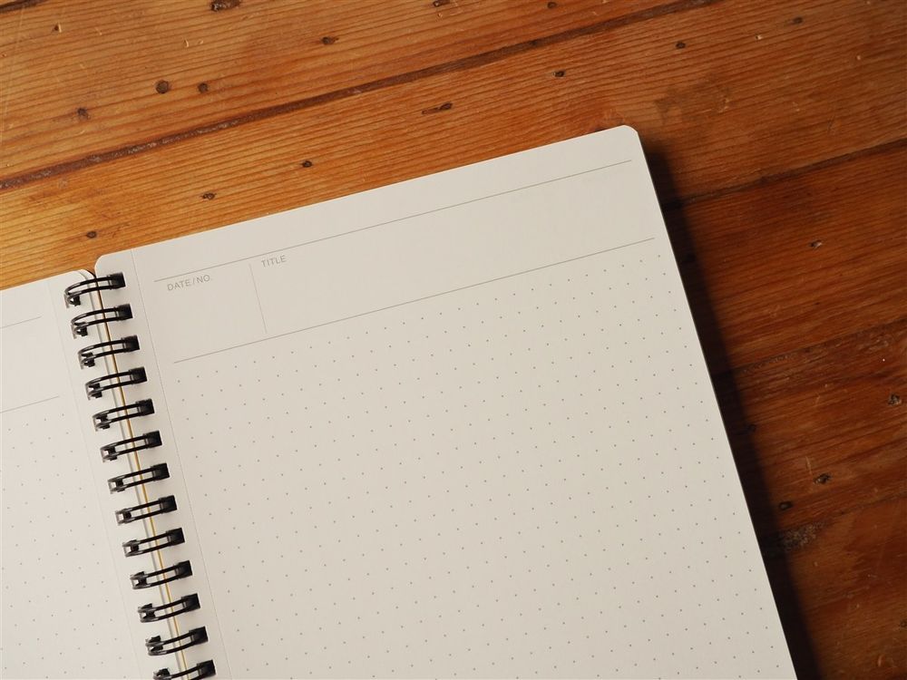 Maruman Mnemosyne Spiral Bound Notebook B5 Dot Wonder Pens