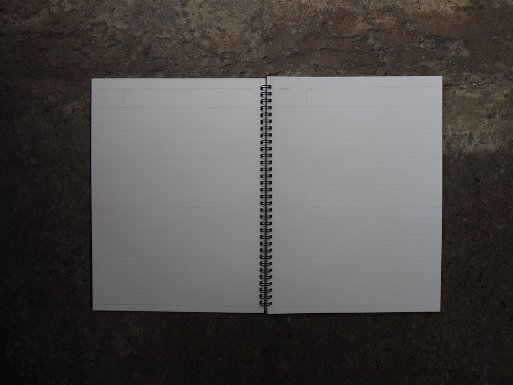 Maruman Mnemosyne Spiral Bound Notebook A4 Lined Wonder Pens