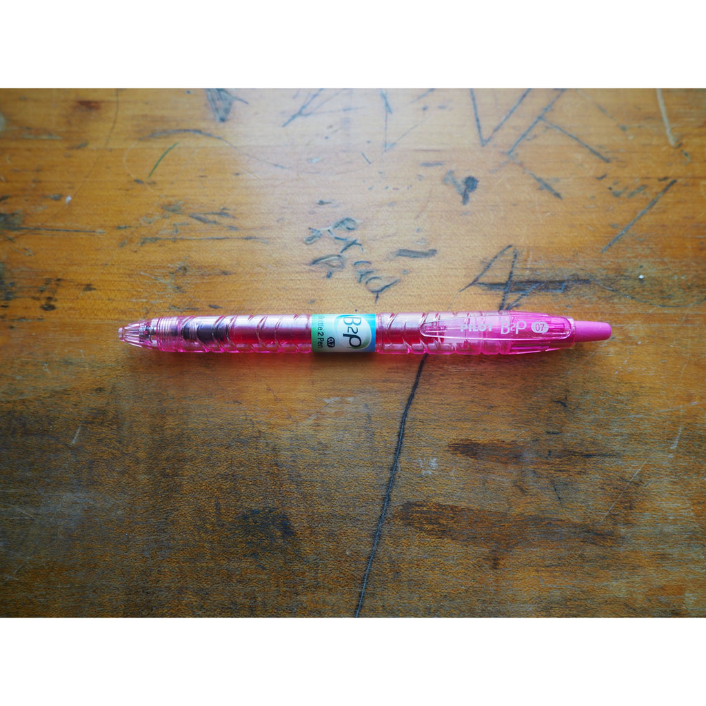 Pilot Bottle 2 Pen (B2P) Rollerball - Pink