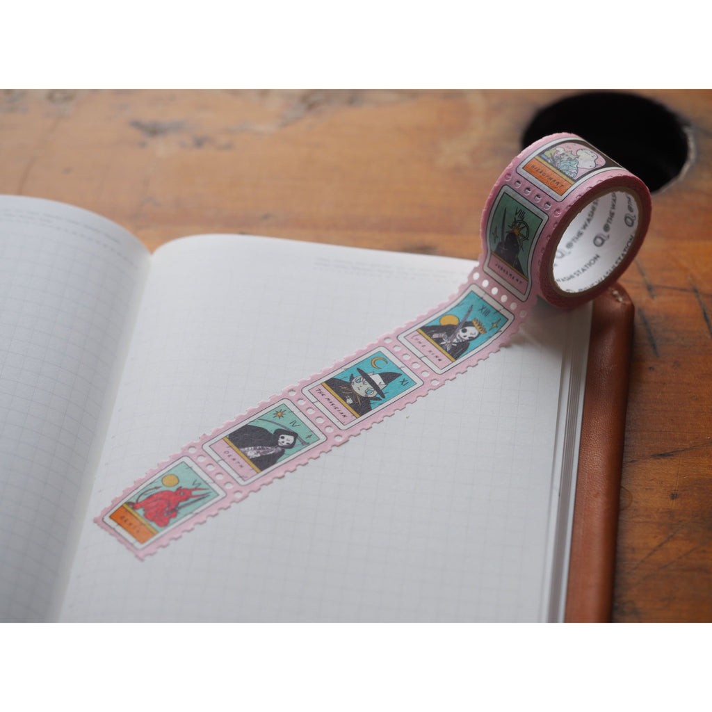 The Washi Station - Deth P. Sun's Oracle Tarot Stamp Washi Tape