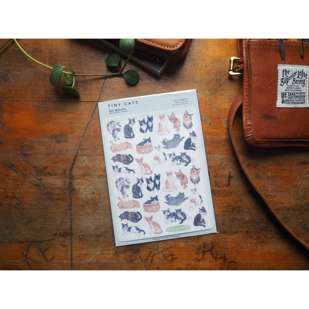 Kat Trovato - Tiny Cats Stickers - 1 Sheet