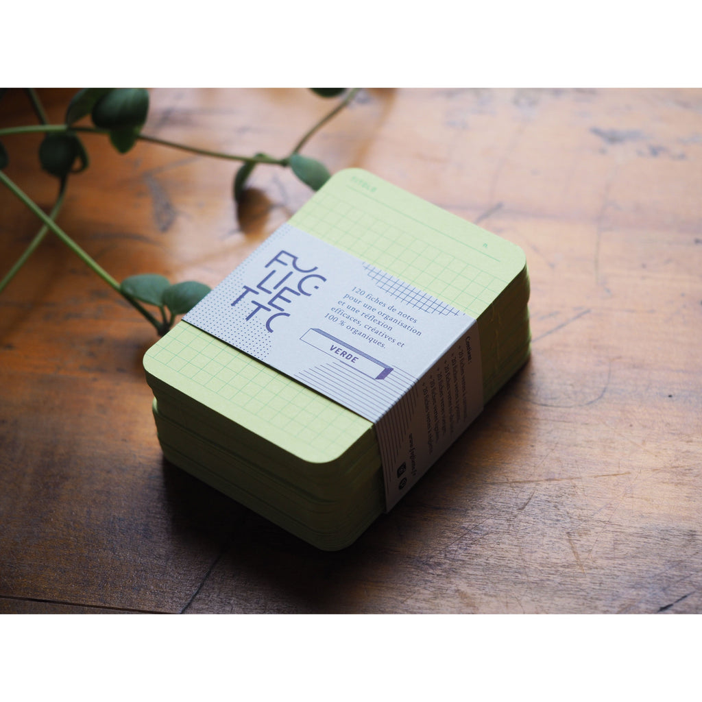 Foglietto - Memo Cards - Deck of 120 - A7 Green