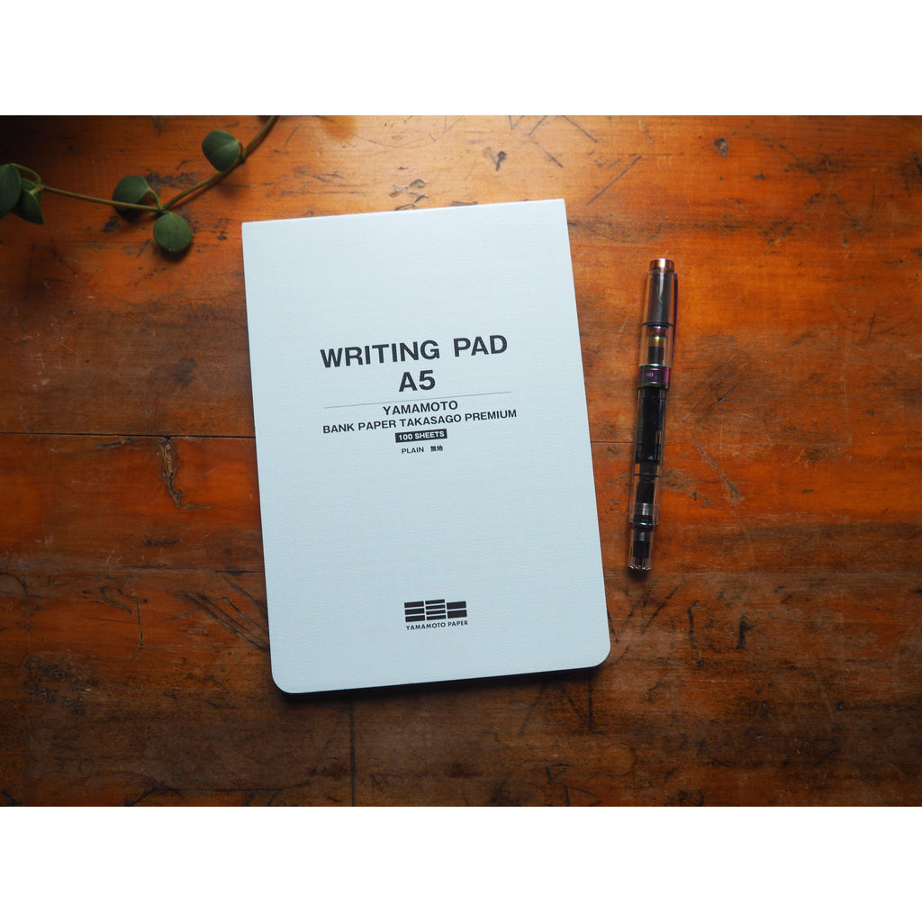 Yamamoto Writing Pad A5 -  Bank Paper Takasago Premium
