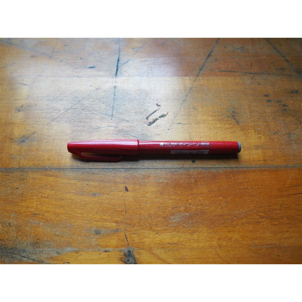 Pentel Brush Sign Pen - Red