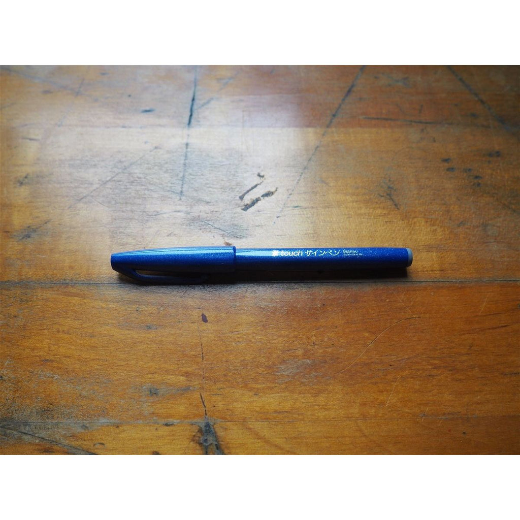 Pentel Brush Sign Pen - Blue