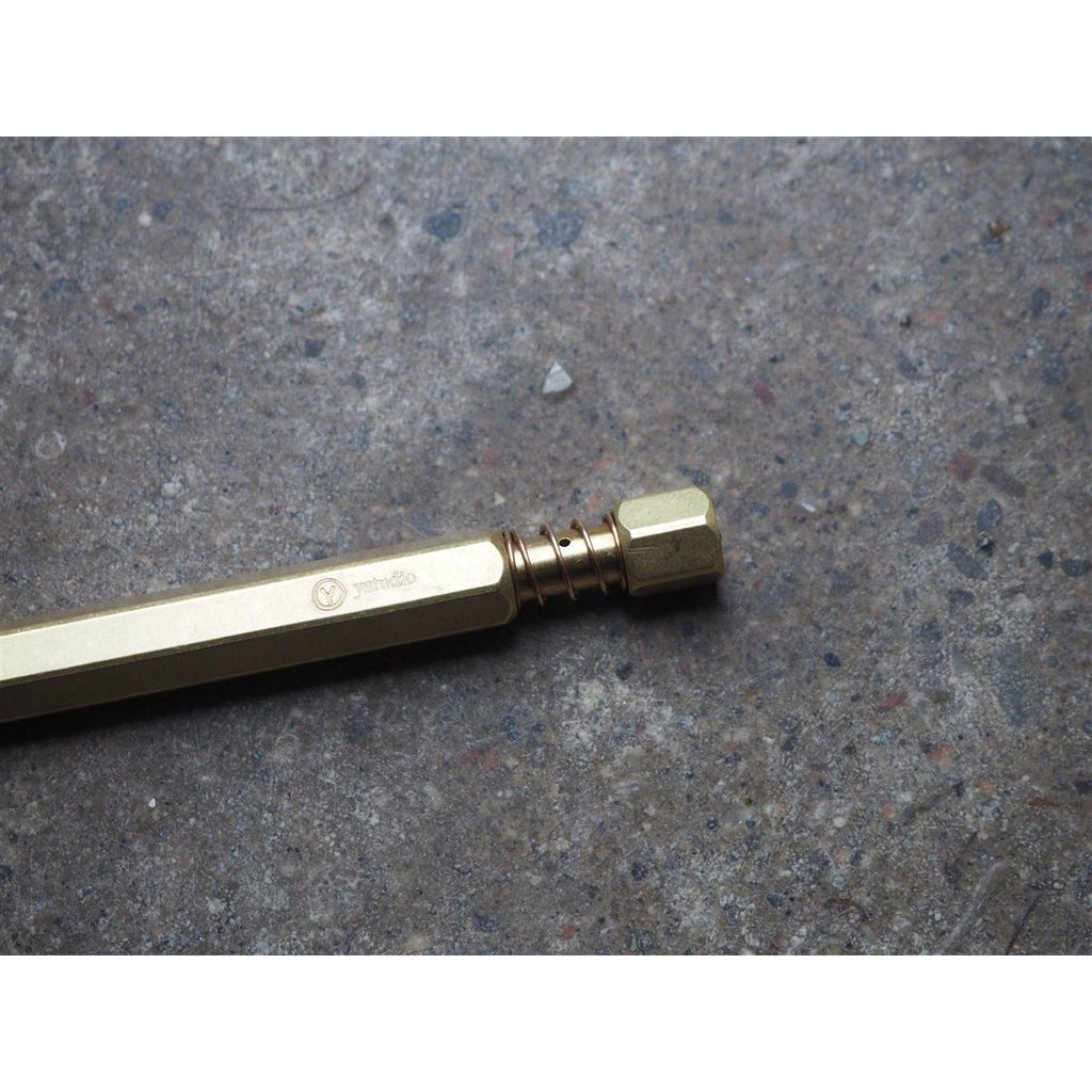 YSTUDIO Classic Revolve Ballpoint Pen (Spring) - Brass