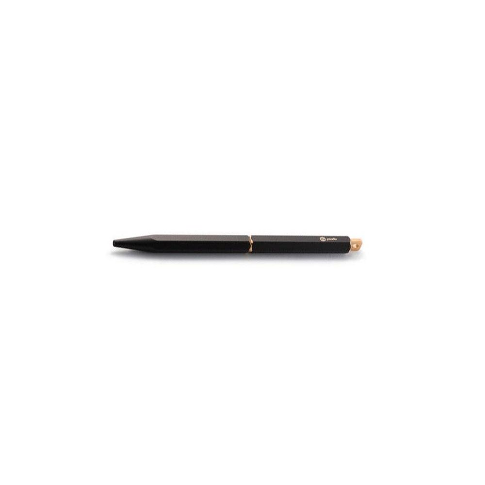 YSTUDIO Classic Revolve Portable Ballpoint Pen - Black