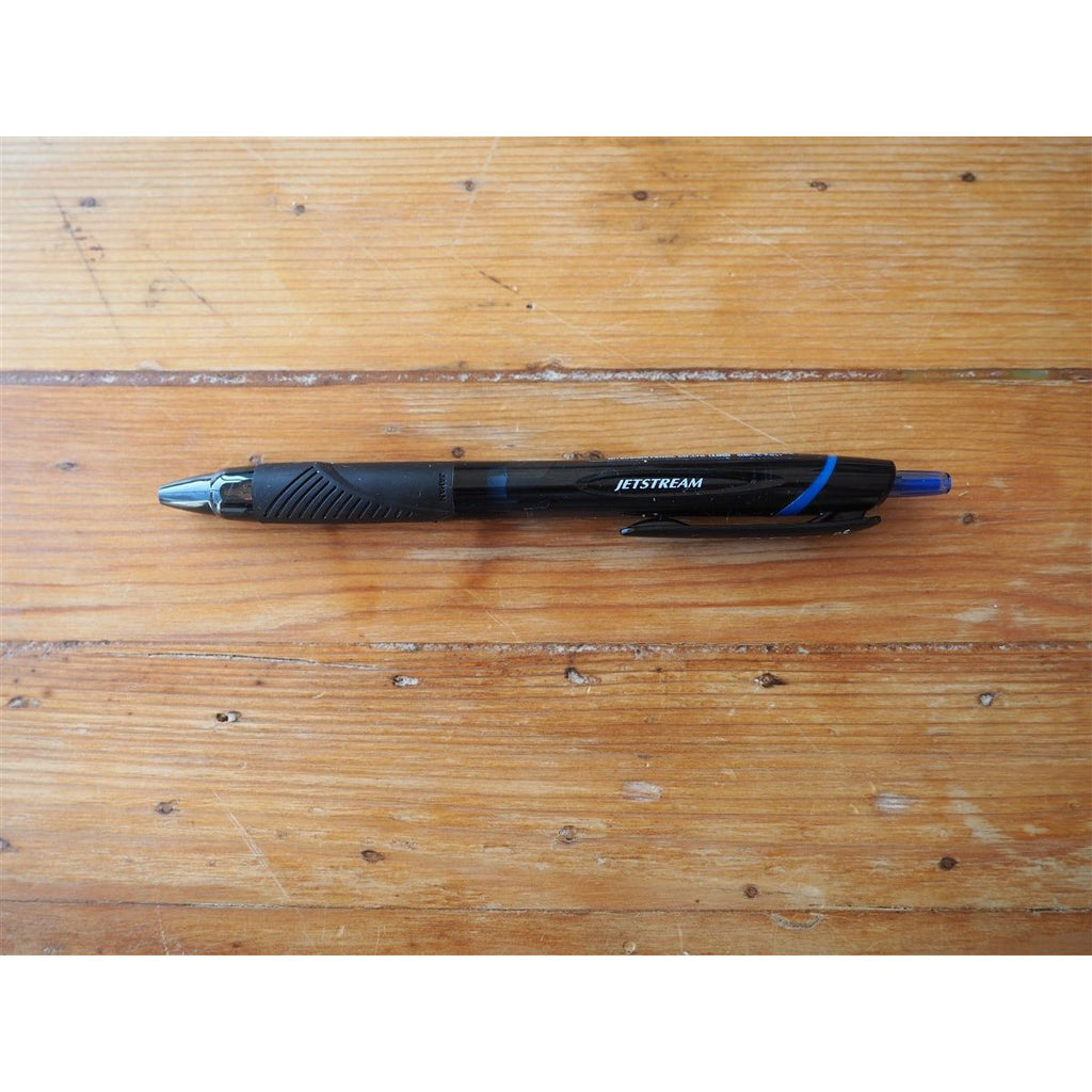 Uni Jetstream 0.7 Ballpoint Pen - Black - Blue Ink