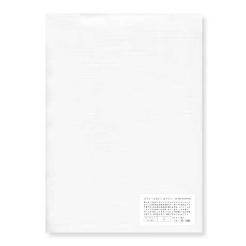 Yamamoto Loose A4 Paper - Air Mail Bond White