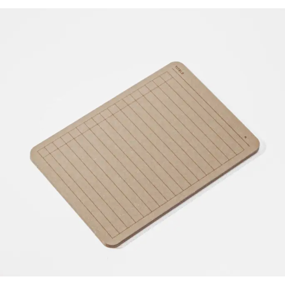 Foglietto - Memo Cards - Deck of 60 - A6 Brown