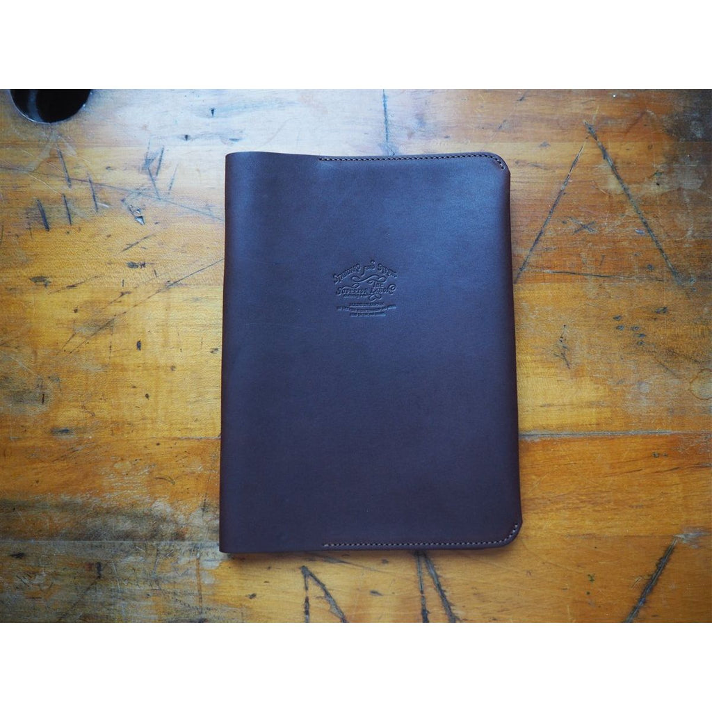 The Superior Labor A5 Notebook Leather Cover - Brown