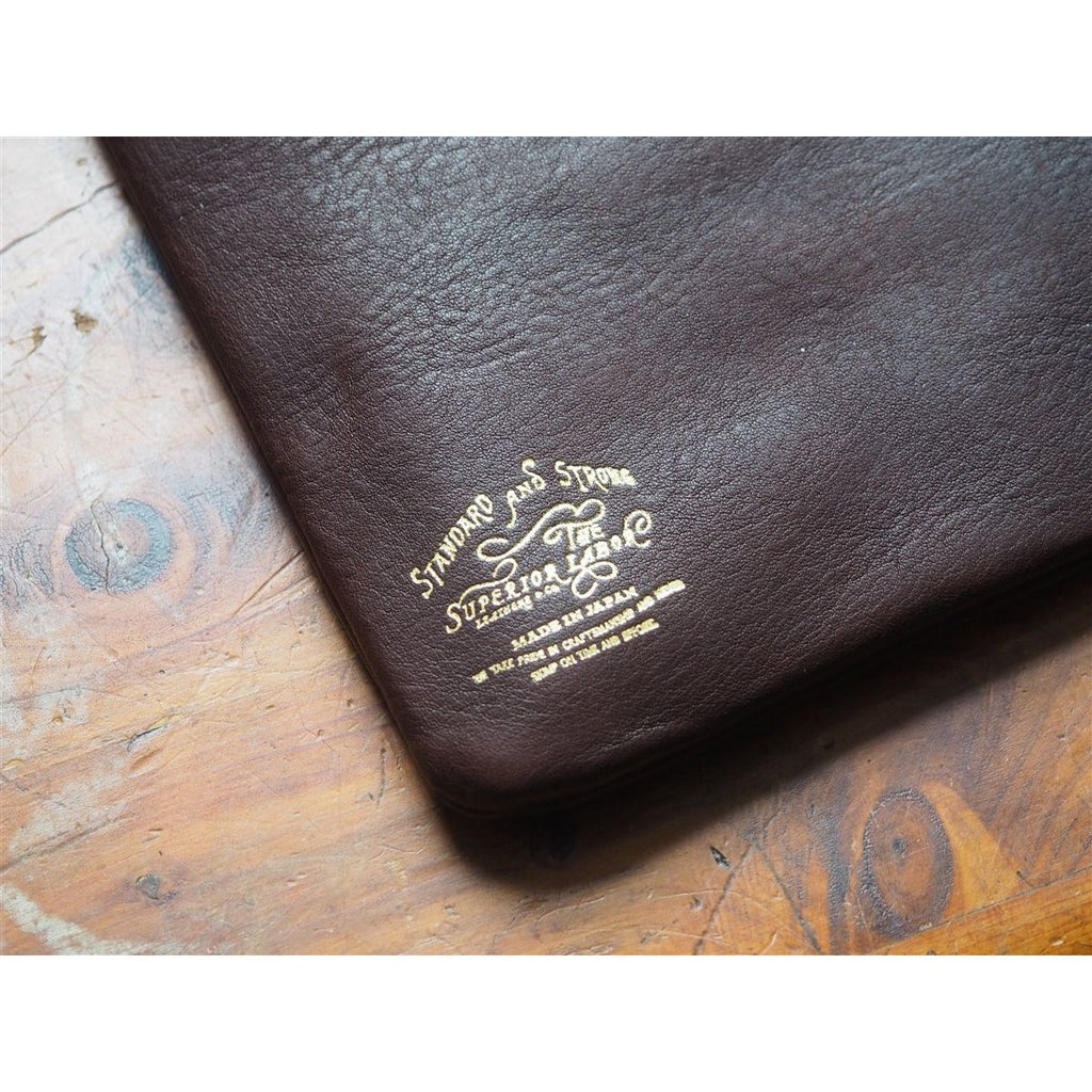 The Superior Labor Leather Portfolio - Dark Brown (A4)