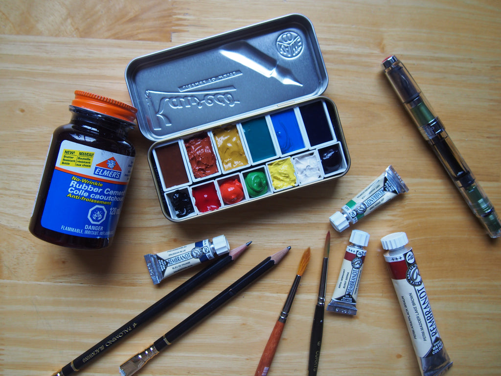 Making a Watercolour Set in your Kaweco Tin Case