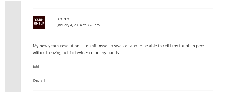 Winner of our New Year's Giveaway!