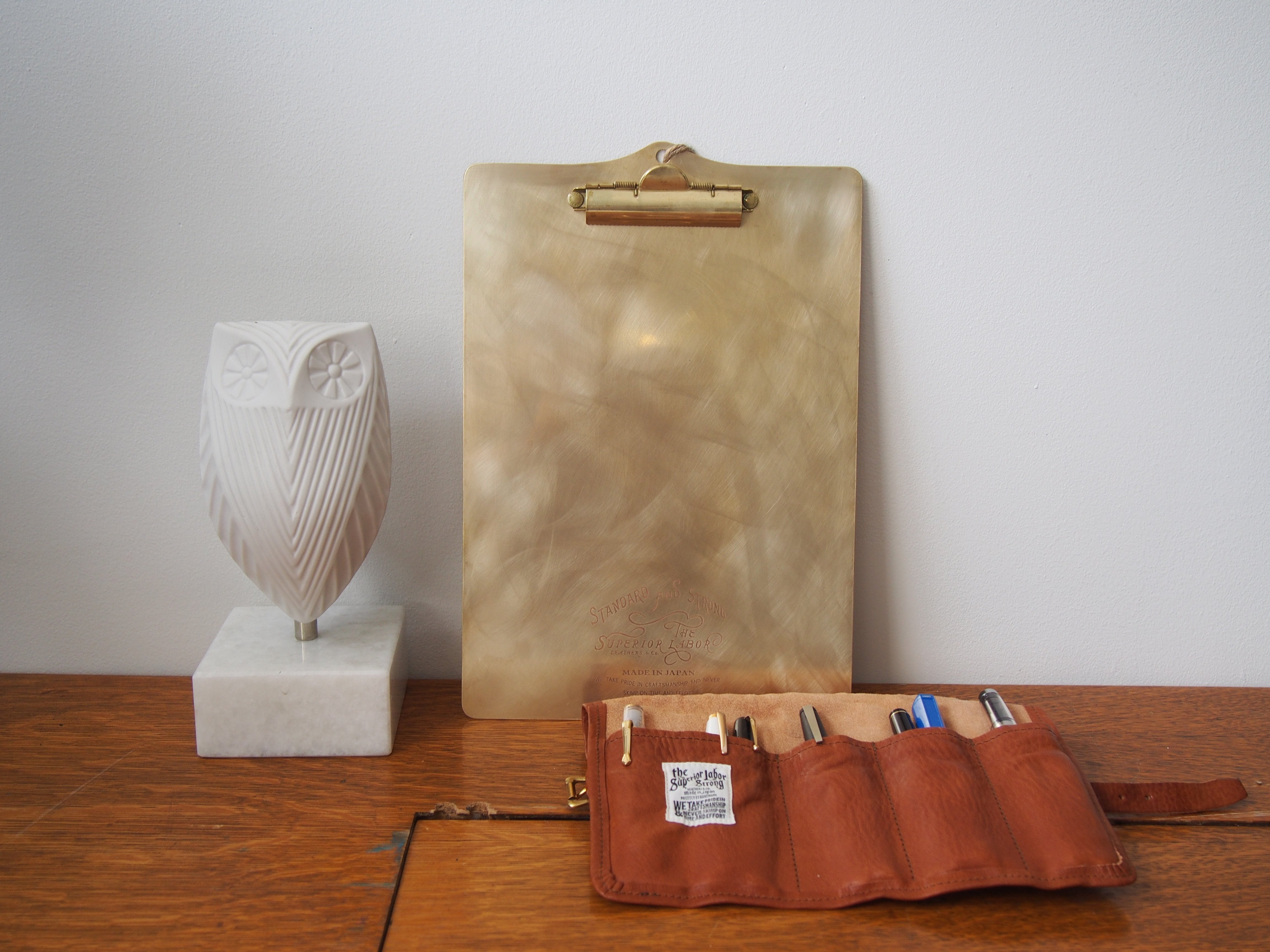ファイル/バインダー THE SUPERIOR LABOR  brass clip board Superior Labor Brass Clipboards – Wonder Pens