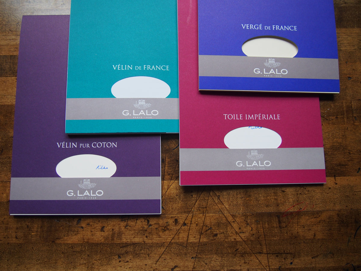 Testing Out New G. Lalo Papers - Toile Imperiale, Velin de France, Vel ...